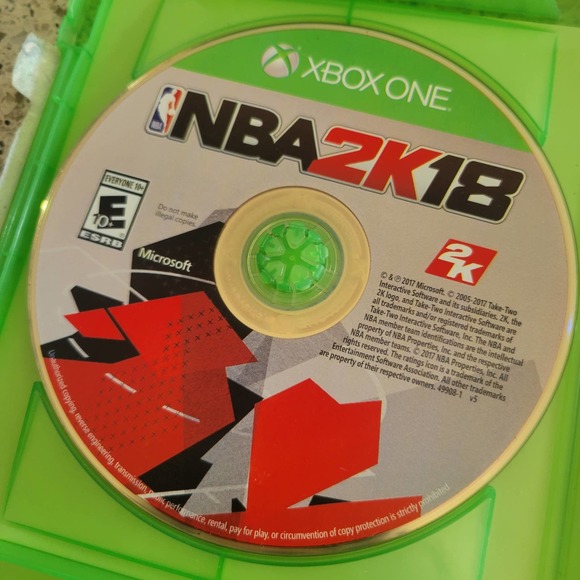 NBA 2K18 (Microsoft Xbox ONE, 2017) Basketball - CIB Complete w/ Inserts - Picture 5 of 9